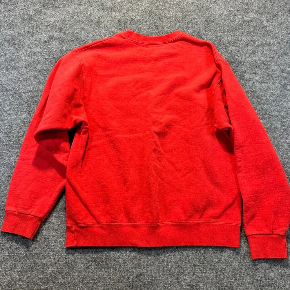 Dodge Scat Pack Sweatshirt Mens Medium Red Embroidered Graphic Skater 2017